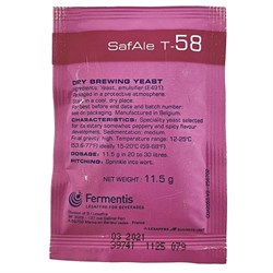 Дрожжи пивные SAFALE T-58; Франция; Fermentis; ШТ. 25868 - фото 4799