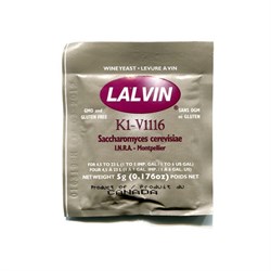 Дрожжи винные LALVIN K1-V1116; Канада; LALVIN; ШТ. 25873 - фото 4804