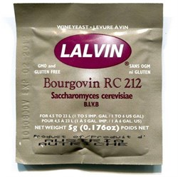 Дрожжи винные LALVIN Bourgovin RC212; Канада; LALVIN; ШТ. 25876 - фото 4806