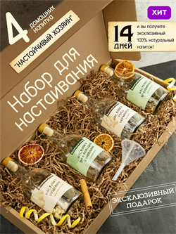 Набор Настойчивый Хозяин №2 (4 бутылки) 2475 - фото 6792