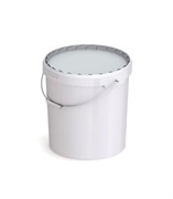 Бак для брожения 20л белая с крышкой 3401