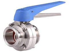 Кран бабочка 2"(51) с плавной регулировкой (AISI 304) 3762