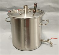 Перегонный куб  Алкомплект с плоской крышкой 3888