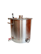 Куб 100 литров с зиговкой с плоской крышкой 3